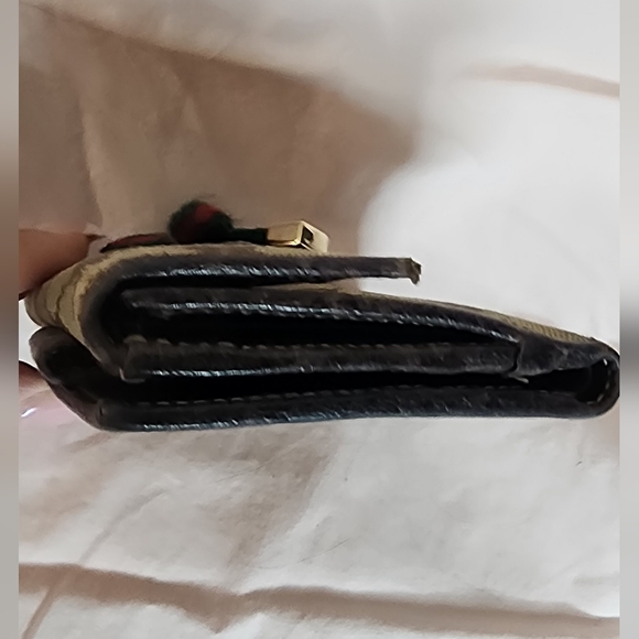 Gucci Monogram Princy Sherry Line Compact Wallet - Picture 4 of 16